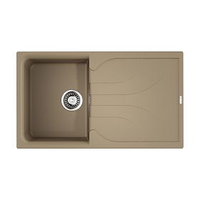 Мойка кухонная Omoikiri Yasugata 86-CH Tetogranit, шампань